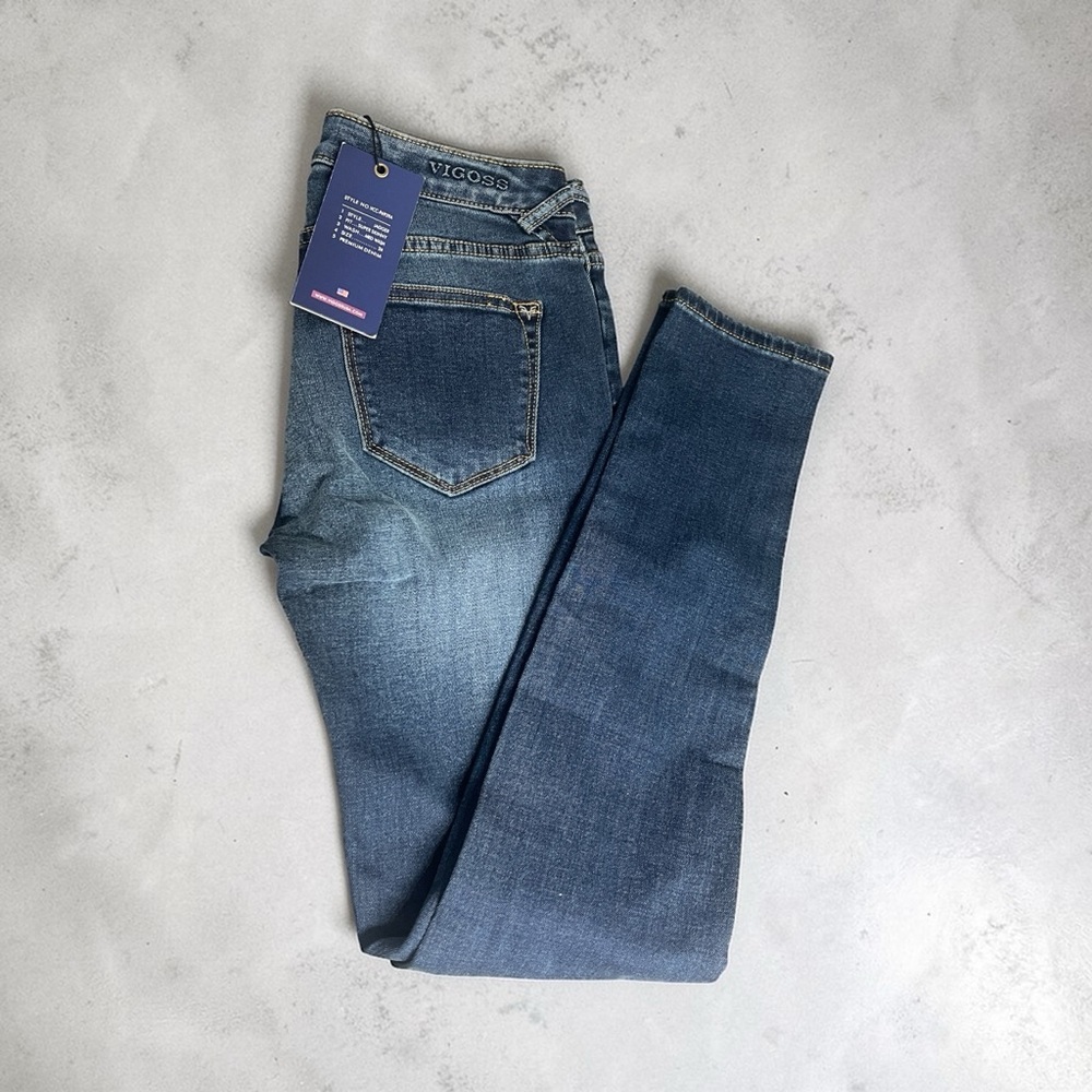 Vigoss Women's Dark Blue Skinny Jeans 24/26 new